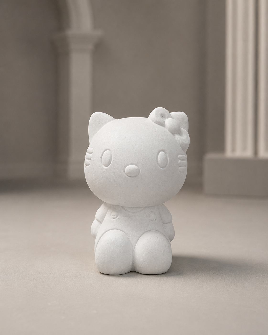 Hello Kitty de escayola
